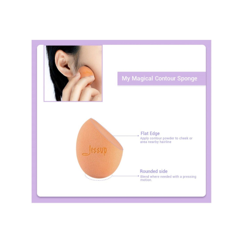 Jessup Beauty - Set de esponjas y neceser My Magical Makeup Sponges