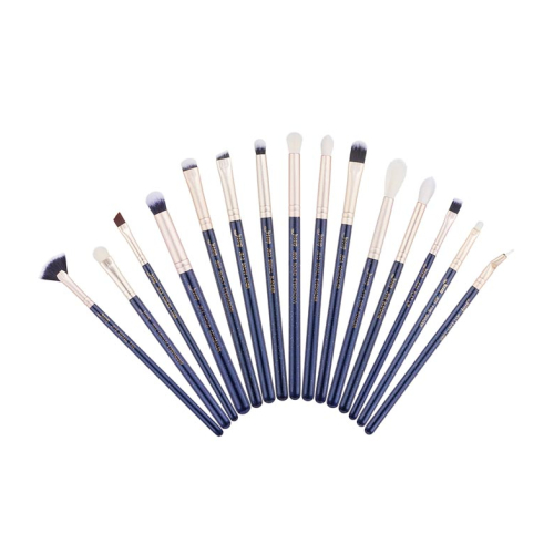 Jessup Beauty - Set de pinceles 15 piezas - T477: Prussian Blue / Golden Sands