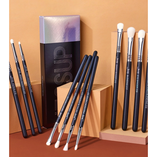 Jessup Beauty - Set de pinceles PRO 11pcs - T340: Black/Silver