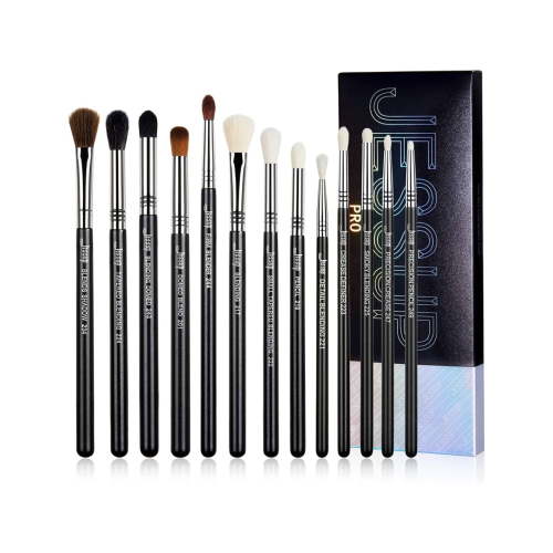 Jessup Beauty - Set de pinceles PRO 13pcs - T338: Black/Silver