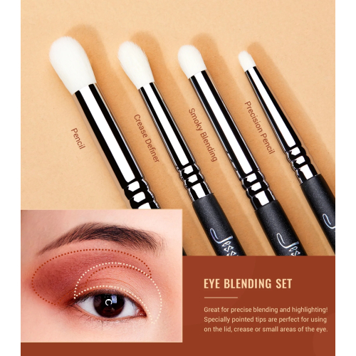 Jessup Beauty - Set de pinceles PRO 13pcs - T338: Black/Silver