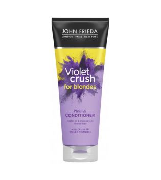 John Frieda - *Violet Crush* - Acondicionador violeta restaurador y nutritivo para cabello rubio