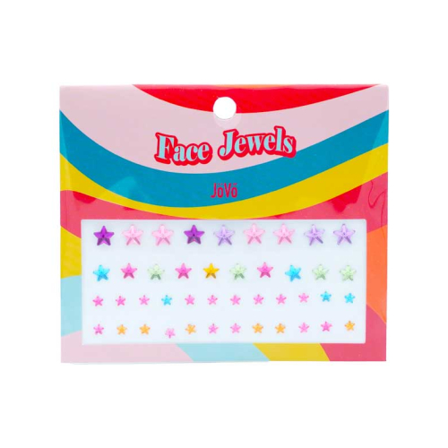 Jovo - Adhesivos para rostro Face Jewels - Estrella