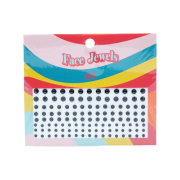 Jovo - Adhesivos para rostro Face Jewels - Negro