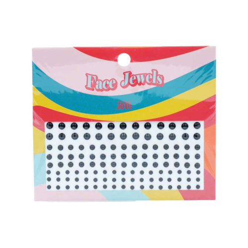Jovo - Adhesivos para rostro Face Jewels - Negro