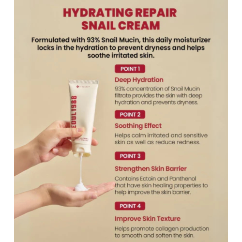 K-Secret - *Seoul 1988* - Crema facial Snail Mucin 93% + Rice