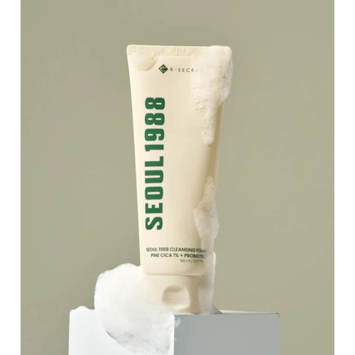 K-Secret - *Seoul 1988* - Limpiador facial en espuma Pine CICA 1% + Probiotics