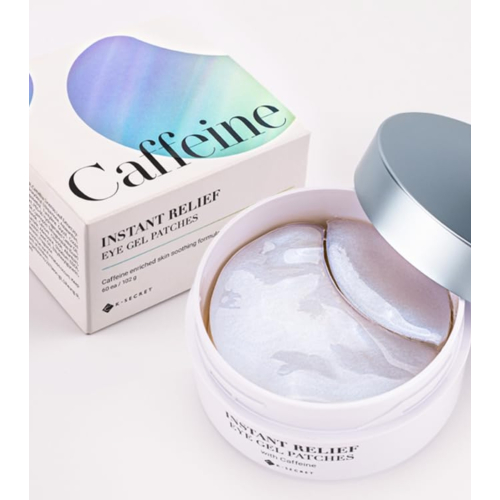 K-Secret - *Seoul 1988* - Parches de hidrogel para contorno de ojos Instant Relief - Caffeine