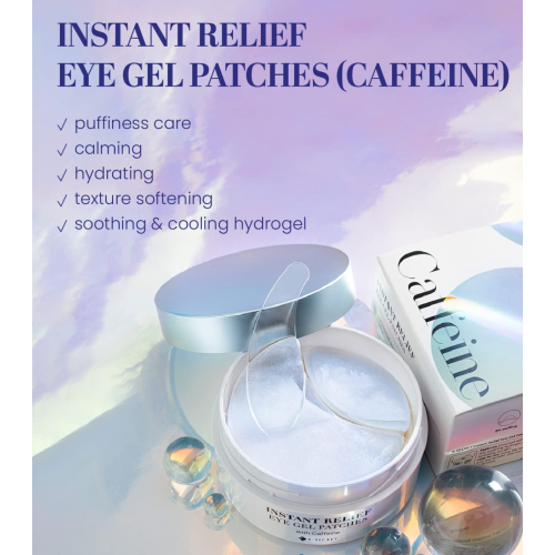 K-Secret - *Seoul 1988* - Parches de hidrogel para contorno de ojos Instant Relief - Caffeine