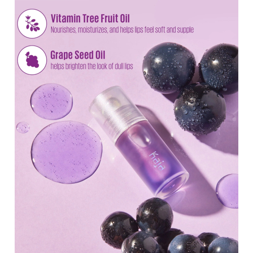 Kaja - Aceite labial Juicy Glass - 04: Grape Glowtini