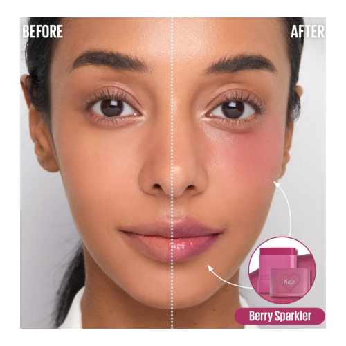 Kaja - Bálsamo multi-stick para labios y mejillas Dewy Bar - Berry Sparkler