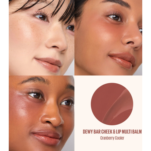 Kaja - Bálsamo multi-stick para labios y mejillas Dewy Bar - Cranberry Cooler
