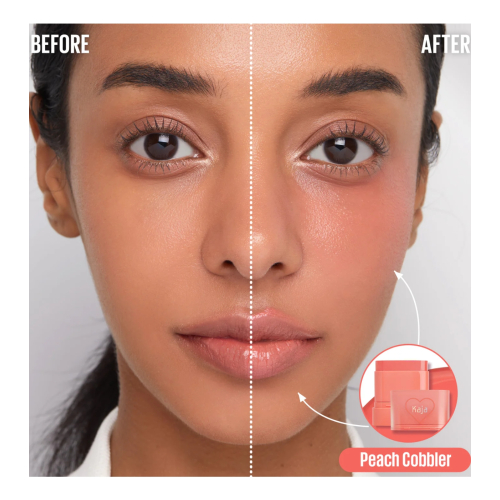 Kaja - Bálsamo multi-stick para labios y mejillas Dewy Bar - Peach Cobbler