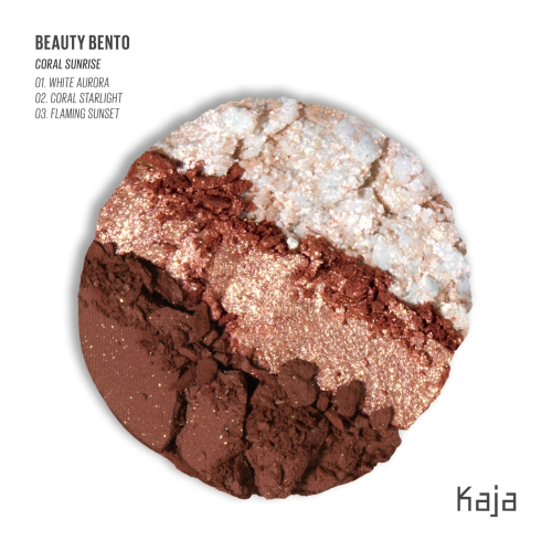 Kaja - Sombra de ojos 3 en 1 Beauty Bento - Coral Sunrise