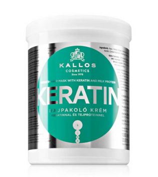 Kallos Cosmetics - Mascarilla capilar Keratin 1000 ml - Keratina y Proteínas de leche