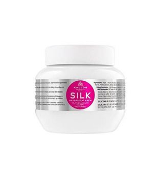 Kallos Cosmetics - Mascarilla capilar Silk 275 ml - Proteínas de seda y Aceite de oliva