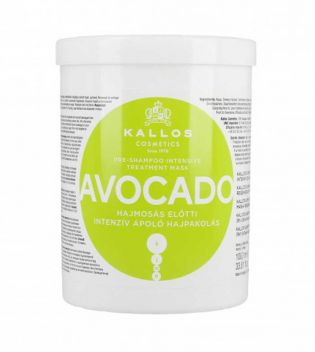 Kallos Cosmetics - Mascarilla pre-lavado intensiva Avocado 1000 ml