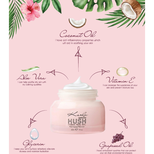 Karla Cosmetics - Crema hidratante multiusos Hush
