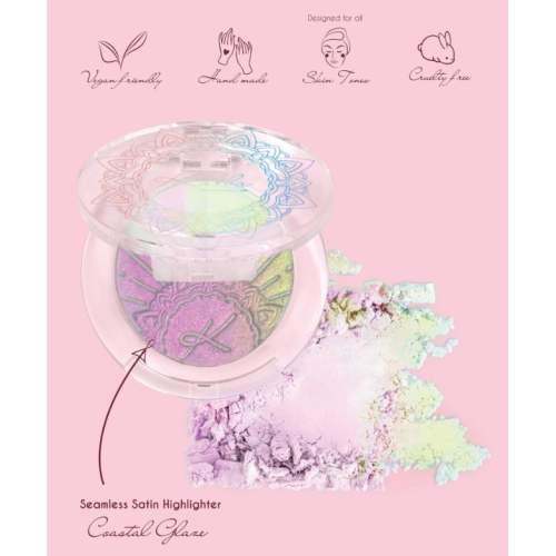 Karla Cosmetics - Iluminador Seeamless Satin - Coastal Glaze