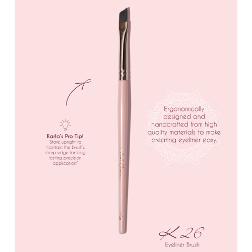 Karla Cosmetics - Pincel para eyeliner Essencial Makeup Brush