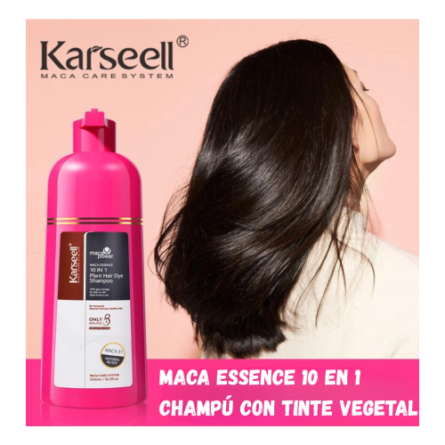 Karseell - Champú tinte 10 en 1 - Negro