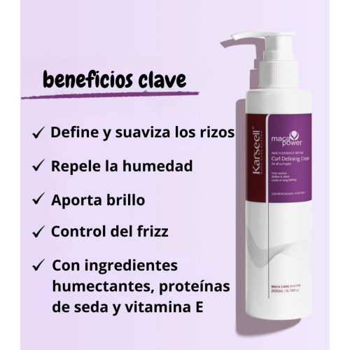 Karseell - Crema definidora de rizos