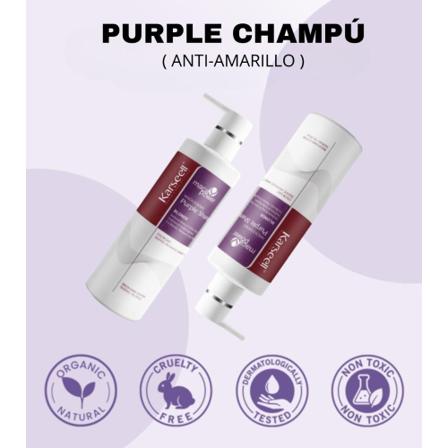 Karseell - *Maca Power* - Champú violeta neutralizador Blonde
