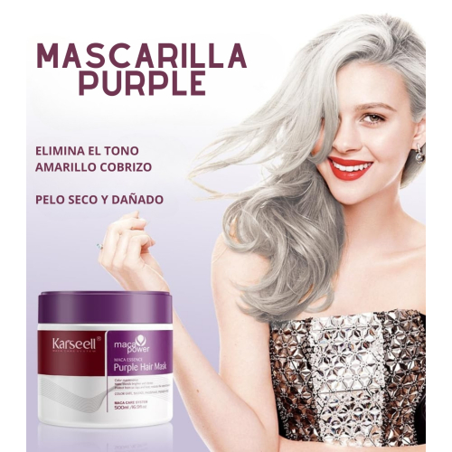Karseell - *Maca Power* - Mascarilla violeta neutralizador Blonde