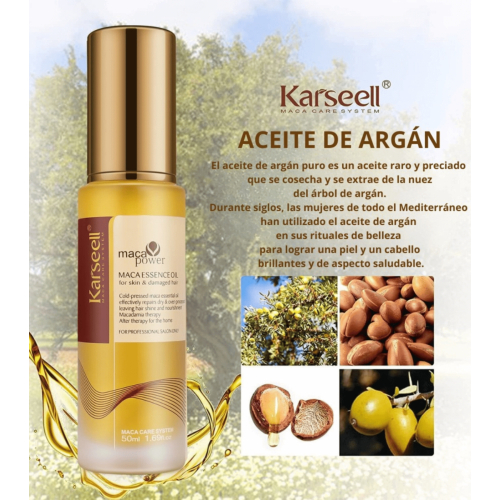 Karseell - *Maca Power* - Sérum capilar con Aceite de Argán