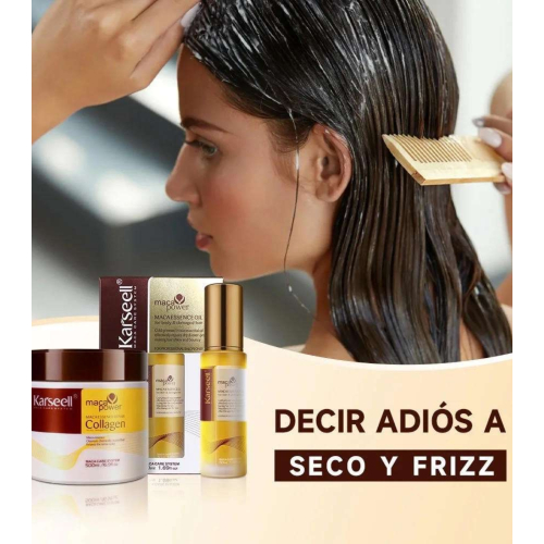 Karseell - *Maca Power* - Set tratamiento reparador Mascarilla + Sérum aceite