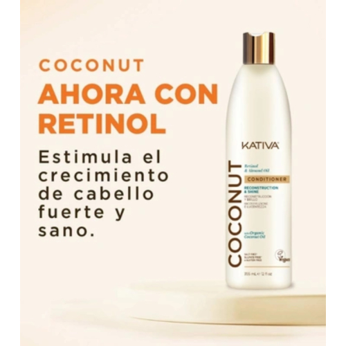 Kativa - *Coconut* - Acondicionador reconstrucción y brillo