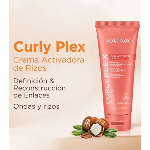 Kativa - *Curly Plex* - Crema activadora del rizo - Cabello ondulado