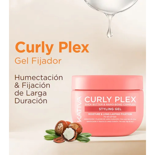 Kativa - *Curly Plex* - Gel de peinado para rizos - Cabello rizado