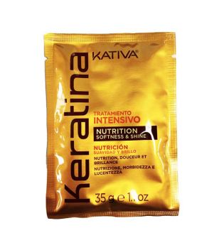 Kativa - Mascarilla tratamiento nutritivo intensivo Keratina - Formato viaje
