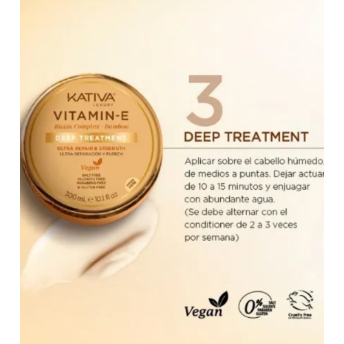 Kativa - Mascarilla ultra reparación y fuerza