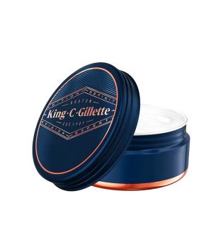 King C. Gillette - Bálsamo suave para barba con manteca de cacao