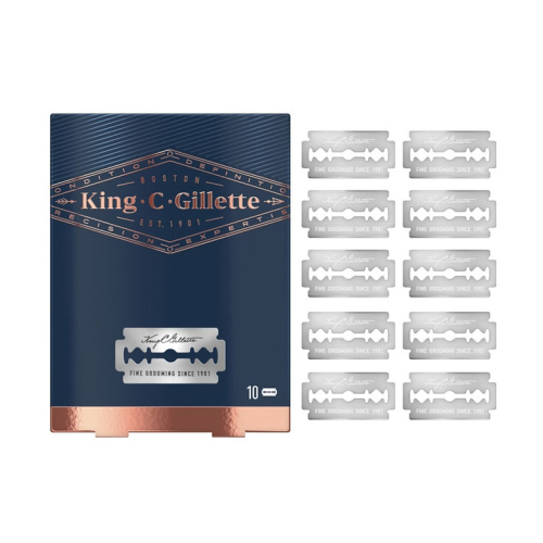 King C. Gillette - Cuchillas de afeitar de doble filo
