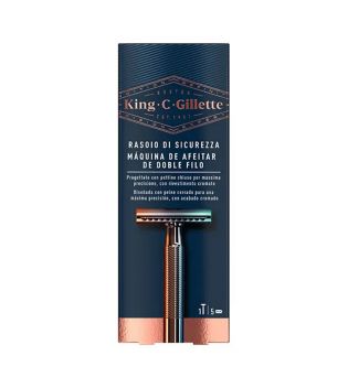 King C. Gillette - Maquinilla de afeitar de doble filo
