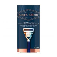 King C. Gillette - Maquinilla de afeitar para el cuello