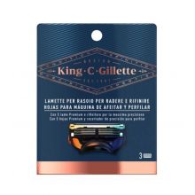 King C. Gillette - Recambios para maquinilla de afeitar y perfilar