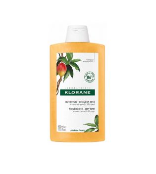 Klorane - Champú nutritivo al Mango 400ml - Cabellos secos