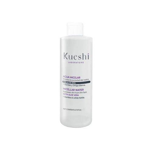 Kueshi - Agua micelar suave con aloe vera, bambú y ortiga blanca