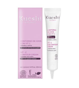 Kueshi - Contorno de ojos hidrata y calma con Vit C