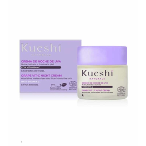 Kueshi - Crema de noche nutritiva Grape Vit-C
