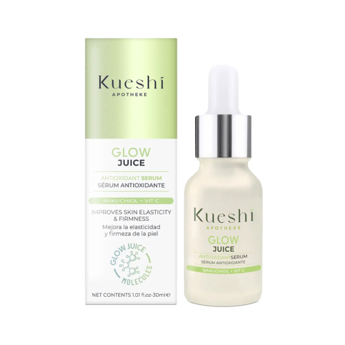 Kueshi - Sérum facial antioxidante Bakuchiol + Vit C Glow Juice