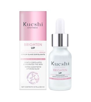 Kueshi - Sérum facial exfoliante suave Ácido Láctico 5% + HA Brighten Up