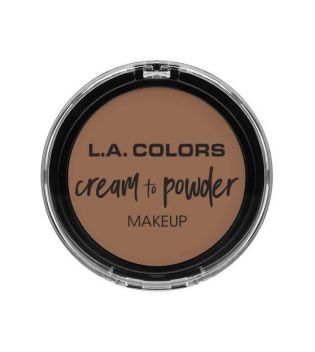 L.A Colors - Base de maquillaje en crema Cream to Powder - Tan