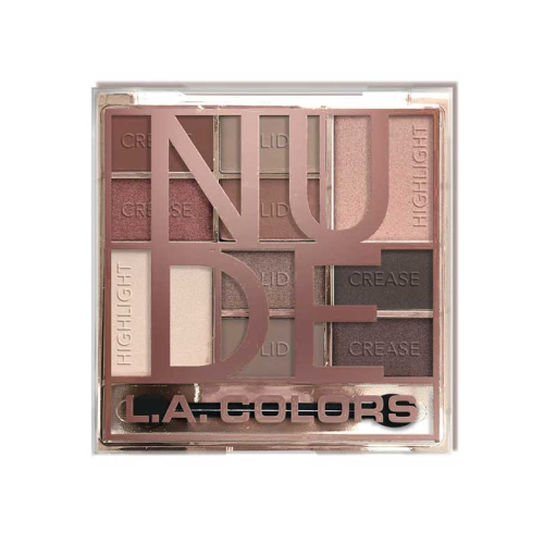 L.A Colors - Paleta de sombras de ojos Color Block  - CES135 Nude