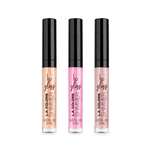 L.A Colors - Set de 3 brillos de labios Glowin' Glossies