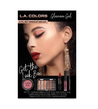 L.A Colors - Set de maquillaje 6 piezas - Glamour Gal